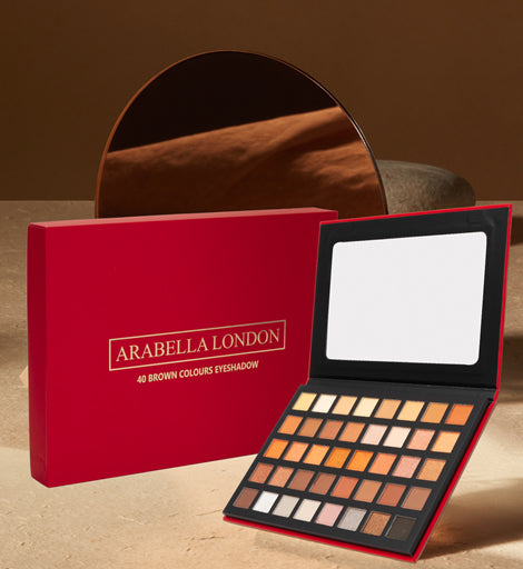 ARABELLA LONDON 40 Shades Brown Nude Eyeshadow Palette